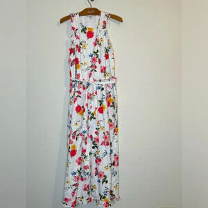 Gal Meets Glam Beverly Cropped Jumpsuit Floral Print